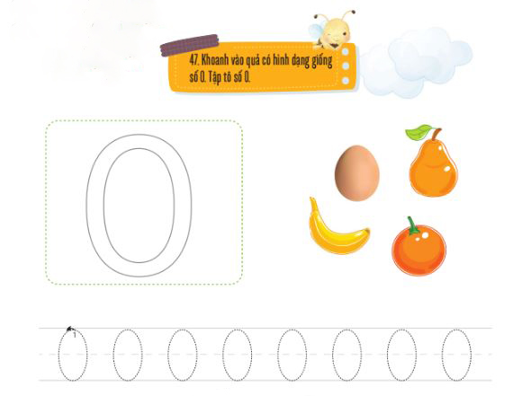 Bài tập nhận biết hình dạng giống nhau