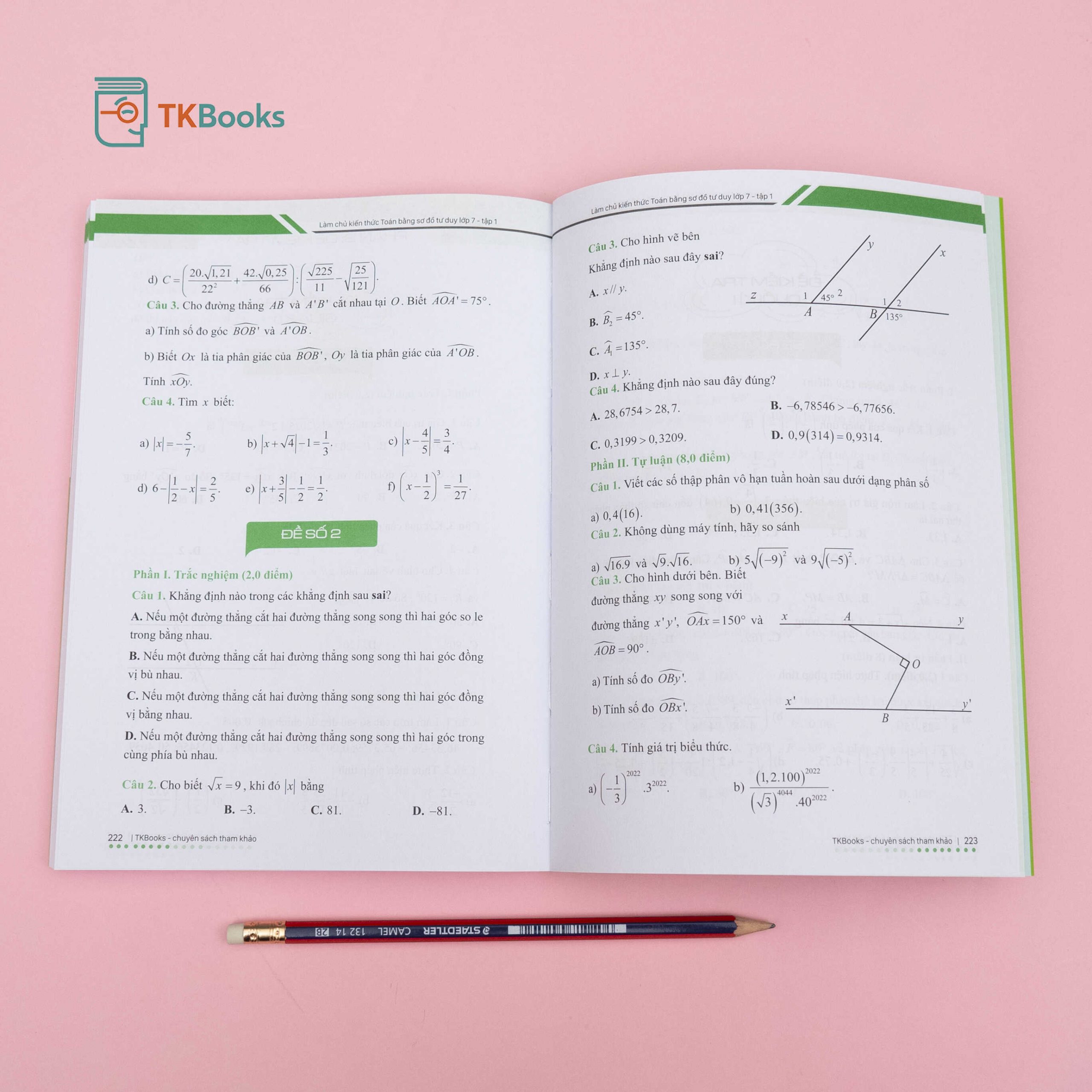 Phần đề thi để các em luyện tập kiến thức