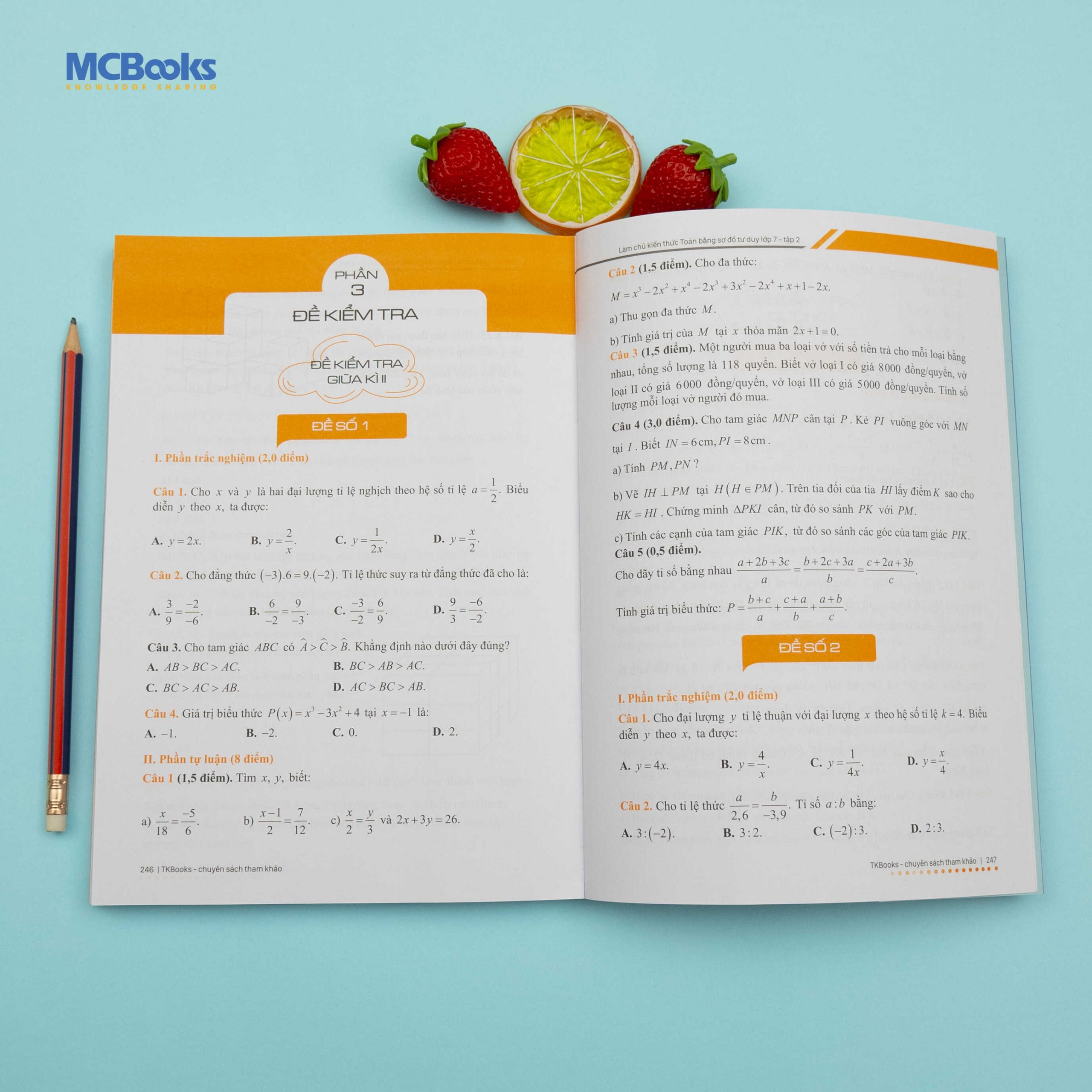 Làm chủ kiến thức Toán bằng sơ đồ tư duy - Lớp 7 tập 2 - 4