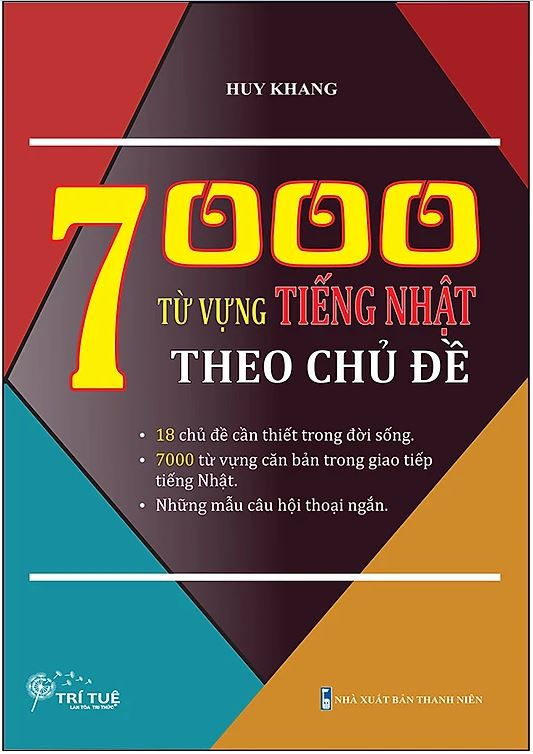 Cuốn sách 7000 từ vựng tiếng Nhật theo chủ đề