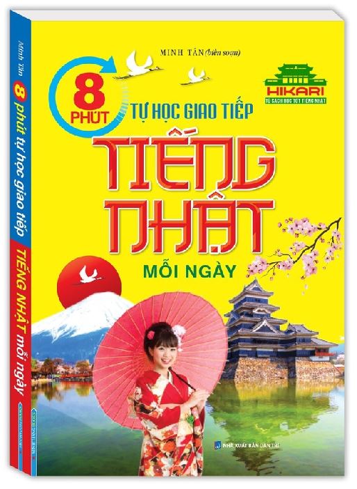 Sách 8 phút tự học giao tiếp tiếng Nhật mỗi ngày