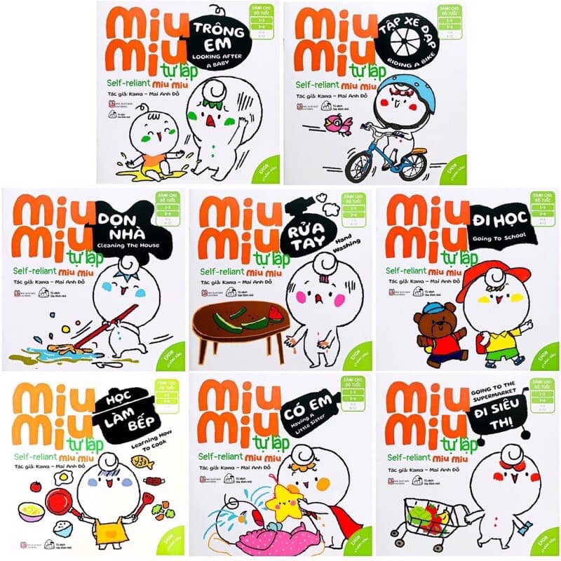 Ehon Kĩ Năng Sống: Miu Bé Nhỏ, Miu Tự Lập