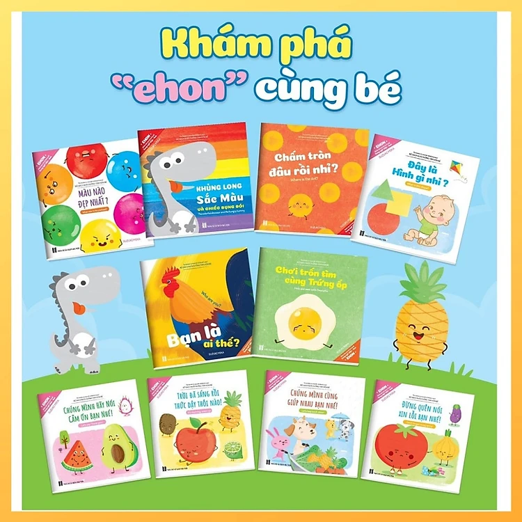 Ehon song ngữ Nhật Bản Nuôi Dưỡng Tâm Hồn Bé 0 – 6 tuổi