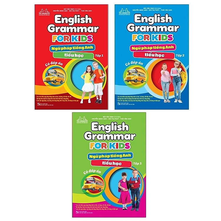 Bộ sách tham khảo tiếng Anh tiểu học English Grammar for Kids