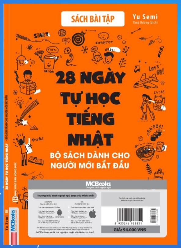Sách bài tập 28 ngày tự học tiếng Nhật
