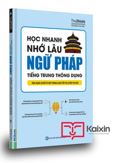 Sách Học nhanh nhớ lâu ngữ pháp tiếng Trung thông dụng