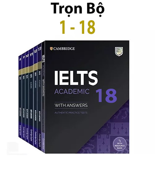 Trọn bộ 18 cuốn sách luyện thi IELTS Cambridge