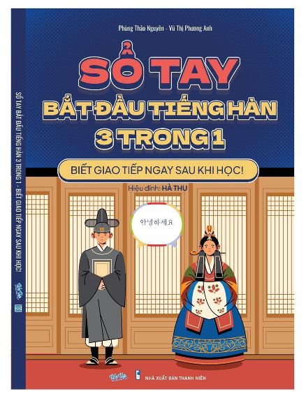 Sổ tay bắt đầu tiếng Hàn 3 trong 1