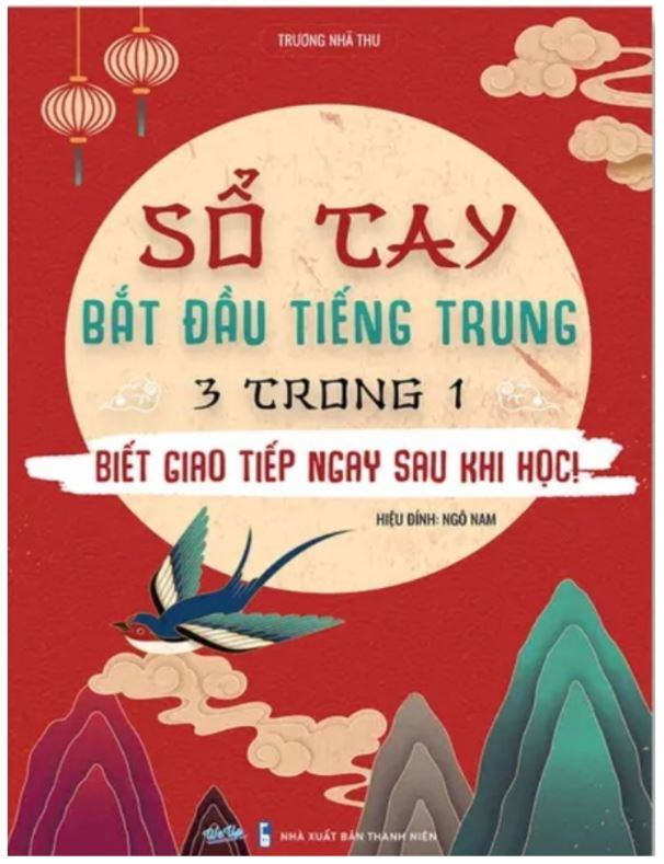 Sách Sổ tay bắt đầu tiếng Trung 3 trong 1