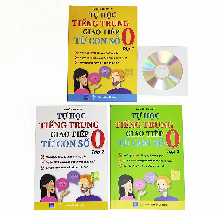 Bộ sách Tự học tiếng Trung giao tiếp từ con số 0