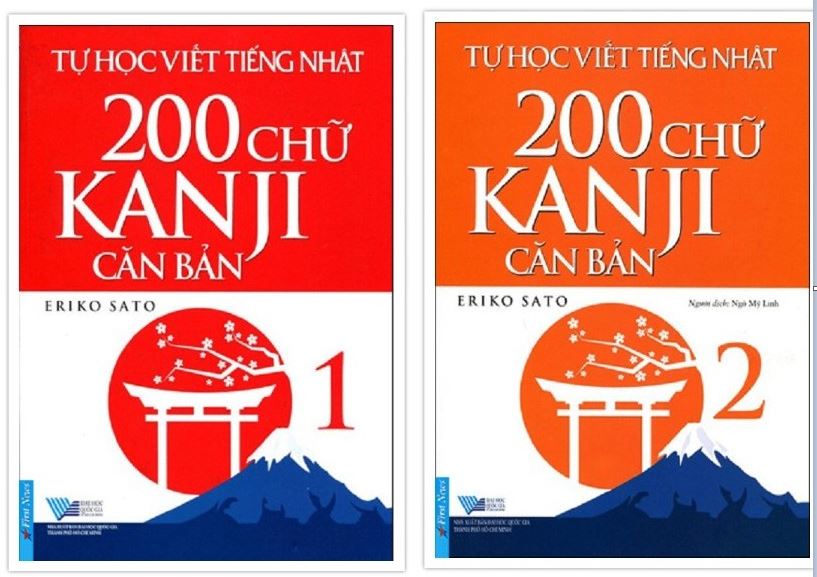 Sách Tự học tiếng Nhật 200 chữ Kanji căn bản