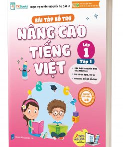 Bìa 3D - Bài tập bổ trợ nâng cao tiếng việt lớp 1 tập 1