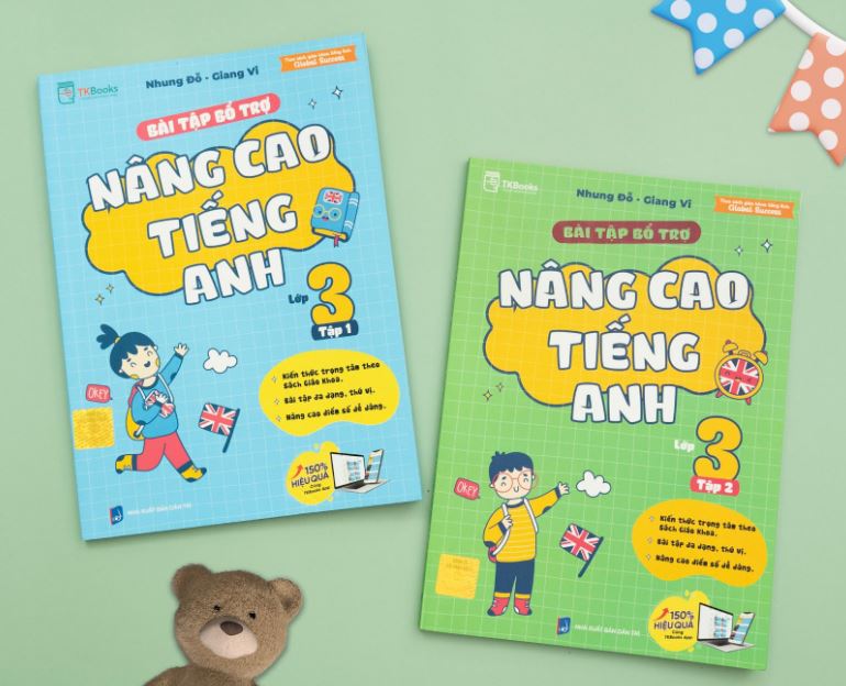 Bài tập bổ trợ nâng cao tiếng Anh lớp 3 - Tập 1 + 2