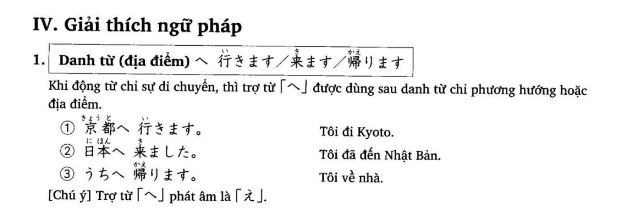 Ngữ pháp tiếng Nhật bài 5 với chủ điểm ngữ pháp là Danh từ chỉ địa điểm và phương hướng