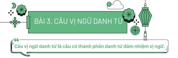 Câu vị ngữ danh từ trong tiếng Trung