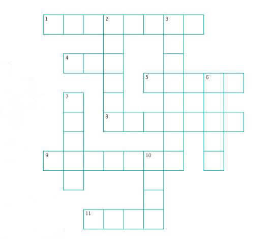 Complete the crossword - Bài tập trong Unit 3 (Destination B1)