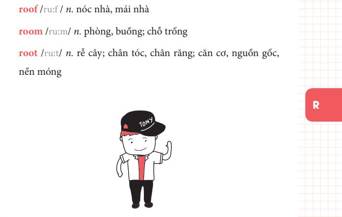 Danh từ tiếng Anh bắt đầu bằng chữ R có số lượng khá nhiều