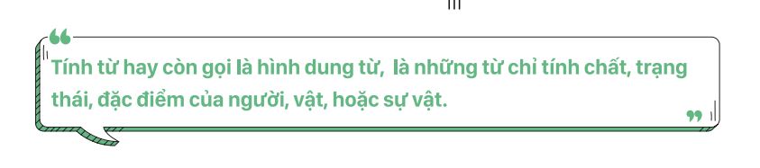 Định nghĩa về tính từ tiếng Trung