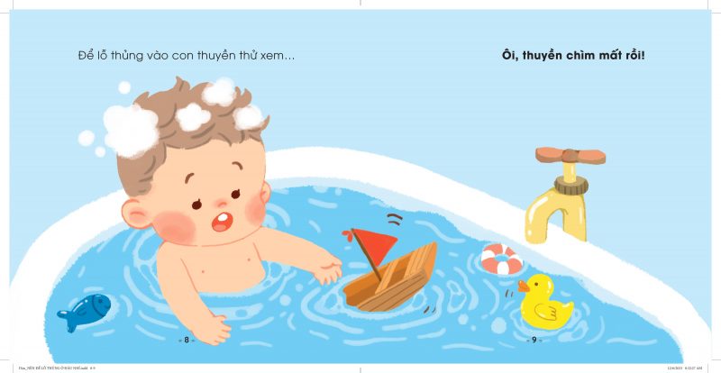 Nội dung cuốn sách Nên để lỗ thủng ở đâu nhỉ - Bộ sách Em bé trong gia đình