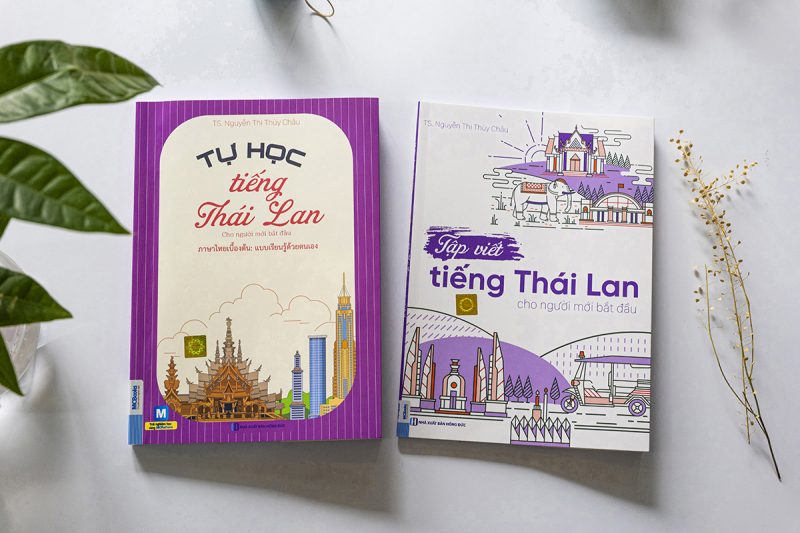 Bộ sách Tự học tiếng Thái Lan và Tập viết tiếng Thái Lan