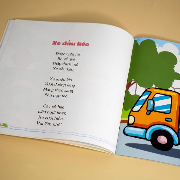Bé Học Nói Qua Thơ Những Chiếc Xe Chăm Chỉ 2