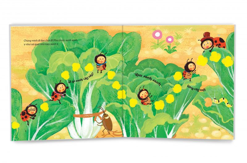 Nội dung trong sách Những ngón tay bận rộn - Trong vườn rau