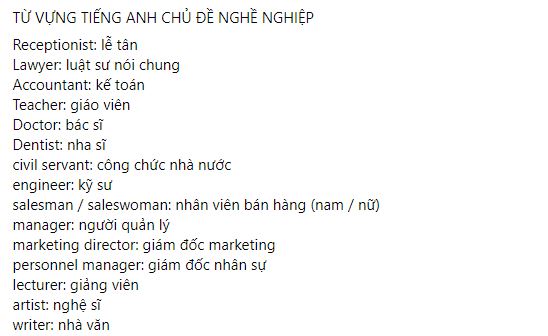 Học từ vựng là bước đầu tiên trong lộ trình học tiếng Anh cho người mới bắt đầu