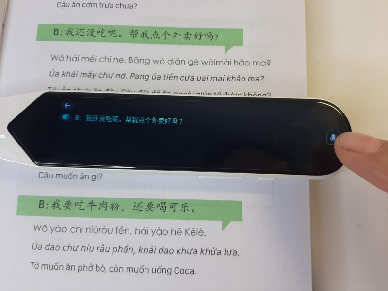 Nút ghi âm trên bút Smart Pen MC08