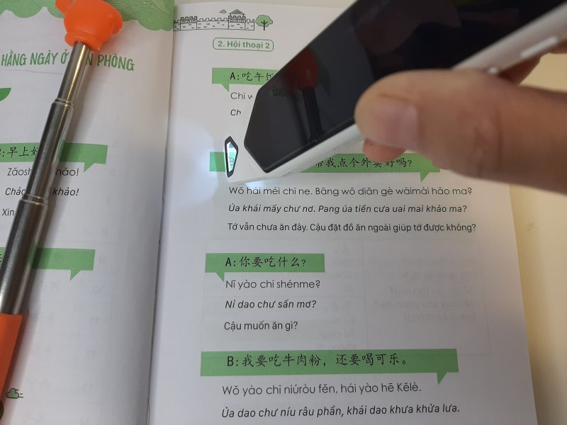 Quét để dịch từ tiếng Trung sang tiếng Việt