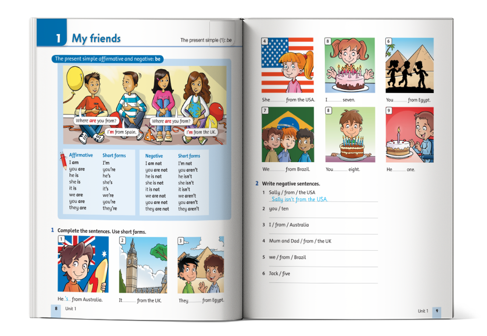Nội dung cuốn Grammar Friends 3