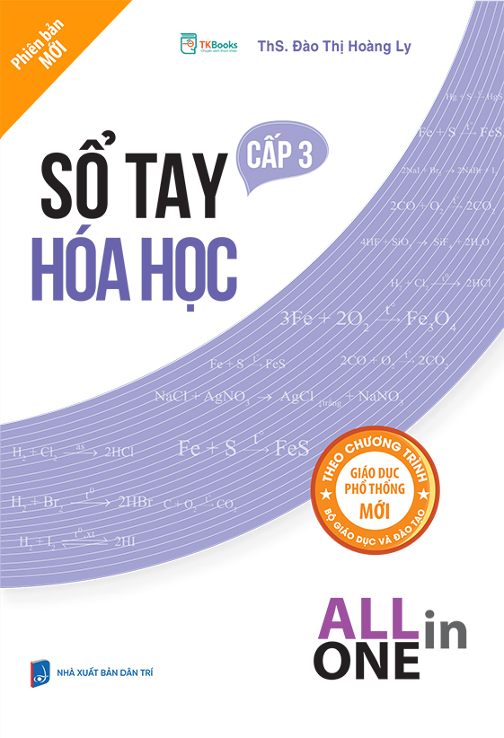 Cuốn sách Sổ Tay Hóa Học Cấp 3 - All In One (Cập Nhật Chương Trình SGK Mới)