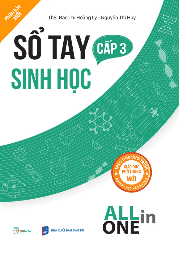 Cuốn sách Sổ tay Sinh Học cấp 3 - All In One (cập nhật chương trình SGK mới)