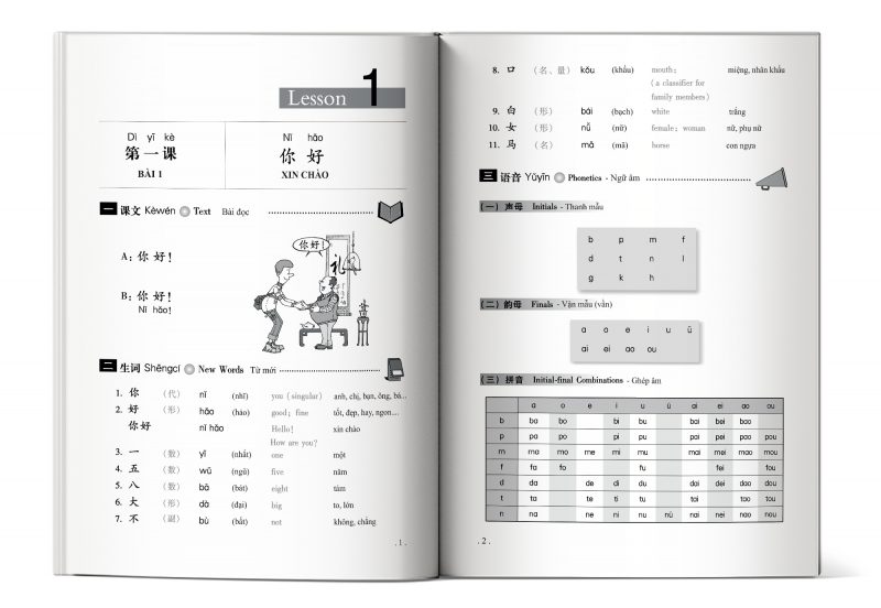 Ảnh nội dung Giáo trình Hán Ngữ 1 – Tập 1 – Quyển thượng - Phiên bản mới