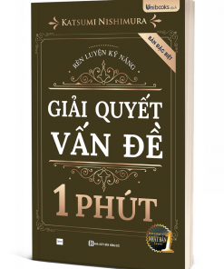 Bìa 3D cuốn Giải Quyết Vấn đề 1 Phút