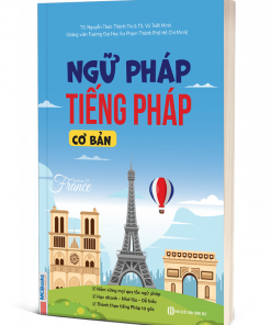 Bìa 3D cuốn Ngữ pháp tiếng Pháp cơ bản