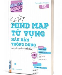 All In One Korean - Sổ tay Mind Map Từ vựng Hán Hàn thông dụng dành cho người mới bắt đầu