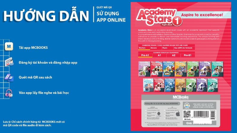 Quét mã QR ở cuối cuốn sách để kích hoạt nội dung
